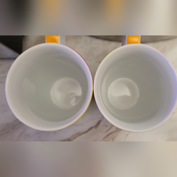 Sanrio Hello Kitty Coffee Tea Mug Set 1976-2013 Pink Green Yellow Blue - Picture 10 of 11